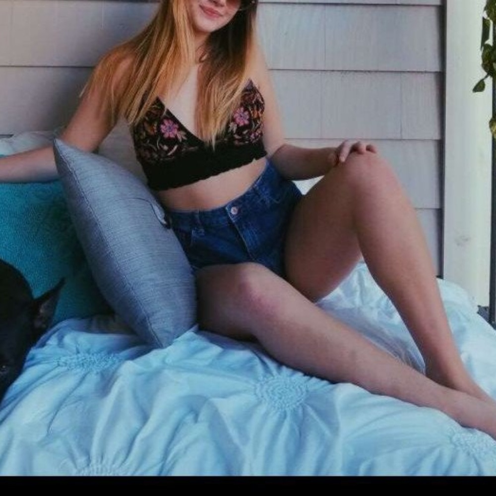 Floral Crop Top Bralette